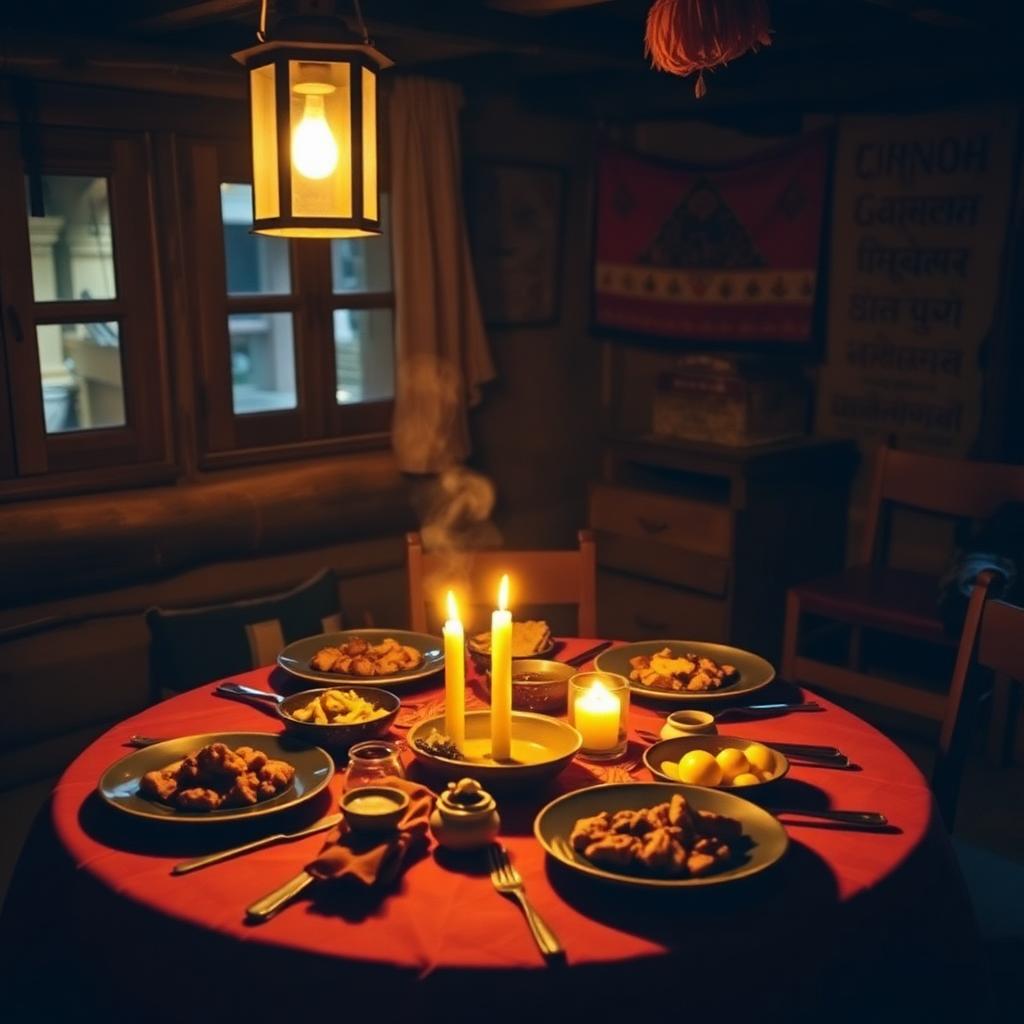 Cena especial en Nepal